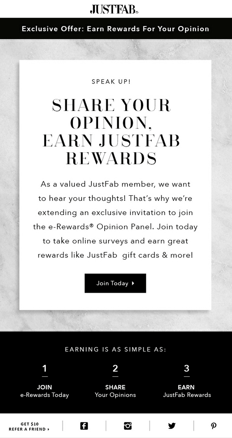 loyalty program email