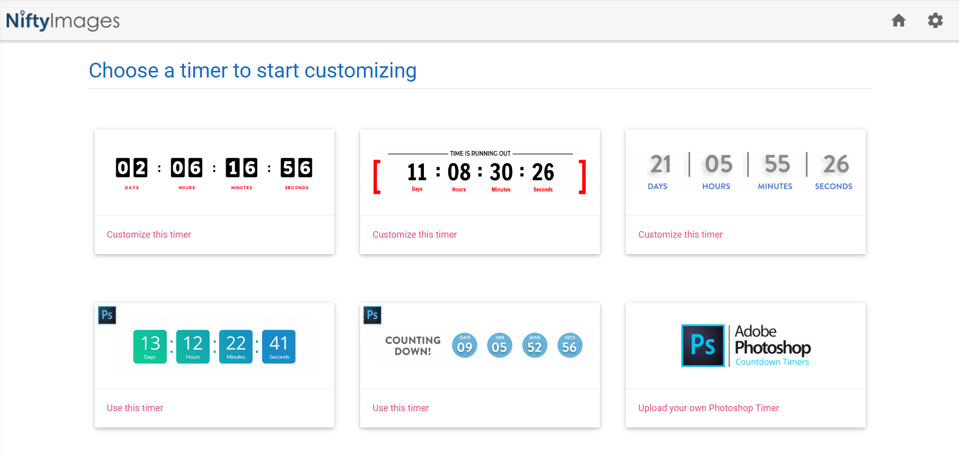 email countdown timer design options