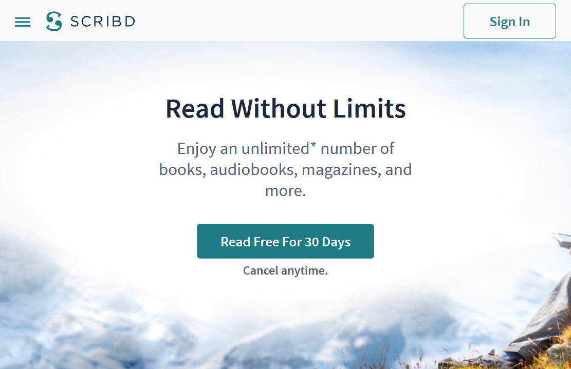 Scribd tarafından 30 günlük deneme süresi