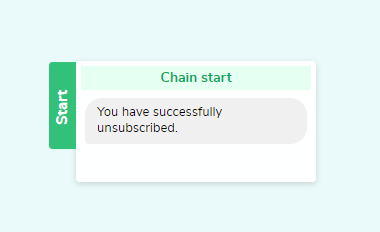 chatbot unsubscribe