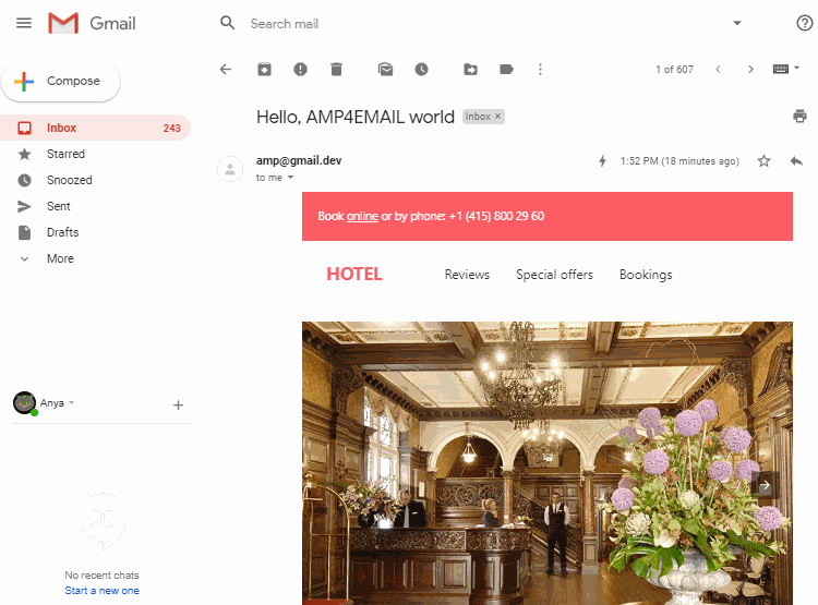 amp email carousel 