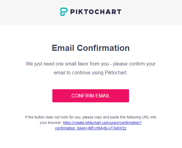 subscription confirmation email example