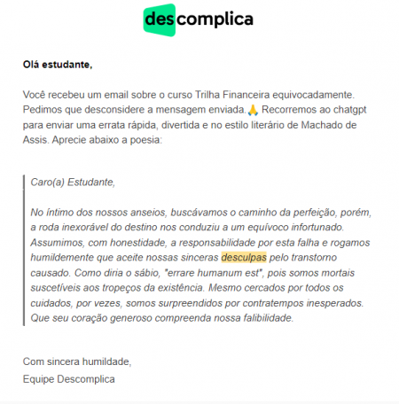 E-mail de Desculpas: A arte de dizer sinto muito - Email and Internet ...