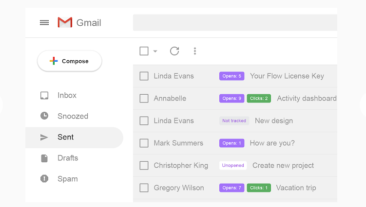 unlimited email tracker for gmail