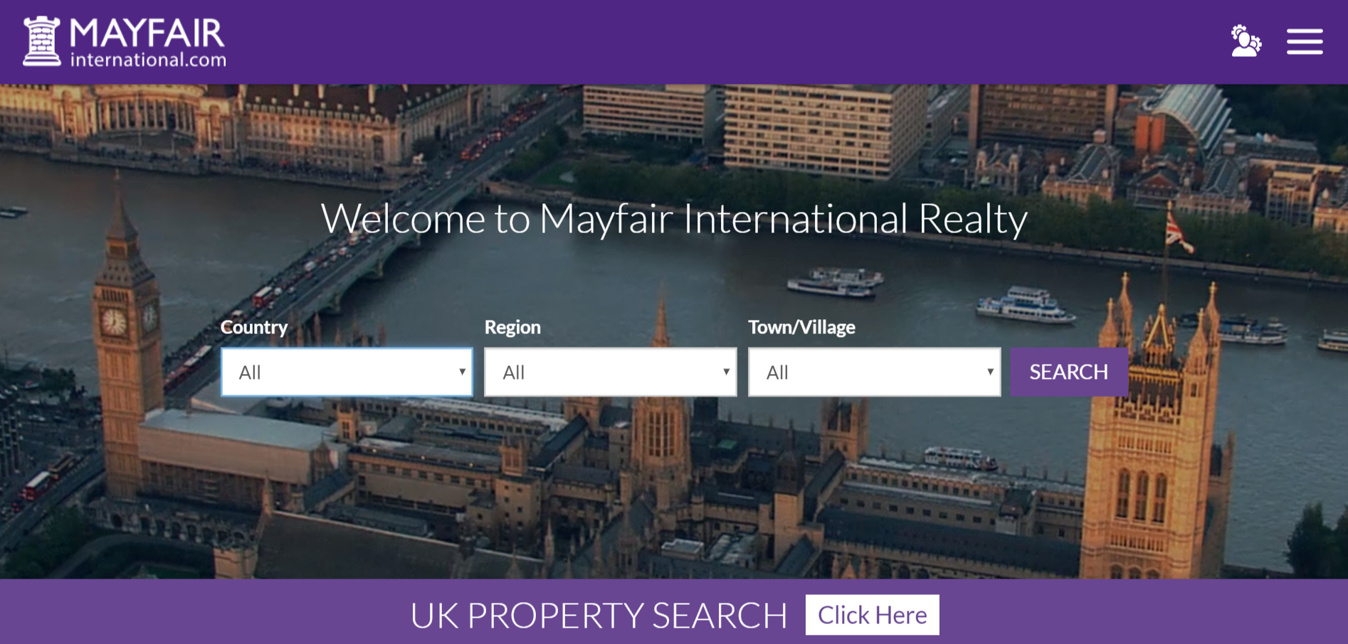 home search landing page