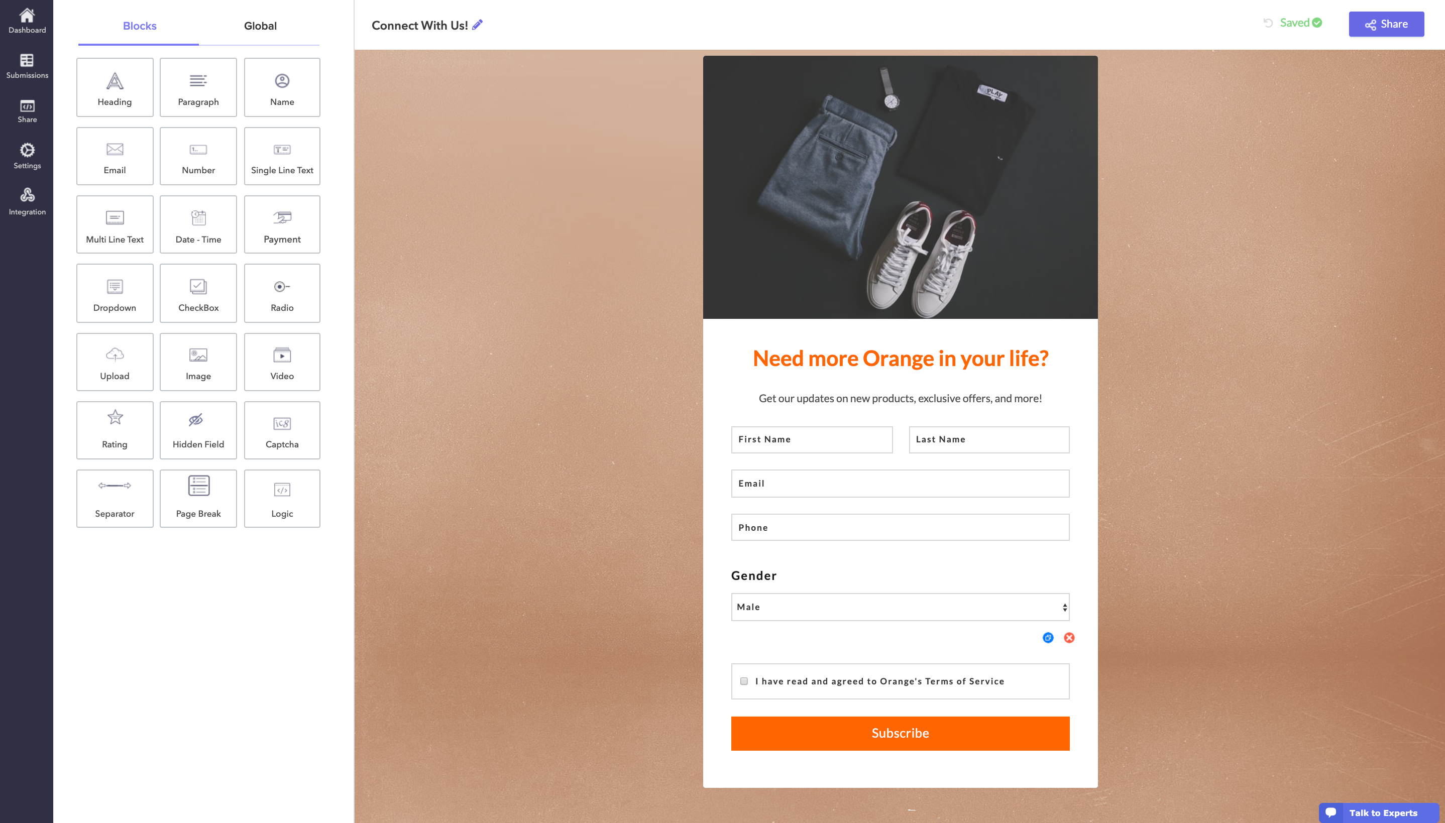 pabbly online form builder