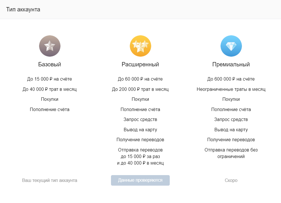 Тип аккаунта. Типы аккаунтов. Расширенный аккаунт ВК. Статус аккаунта. Комиссия за лимитные заявки.