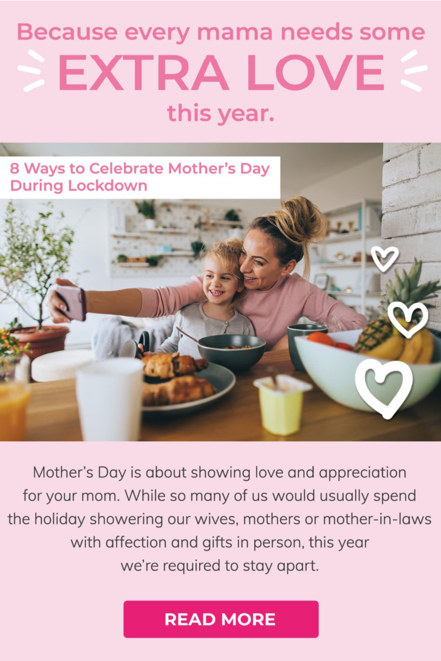 Fresh Ideas And Tips For Your Mothers Day Email Campaign Email And Internet Marketing Blog