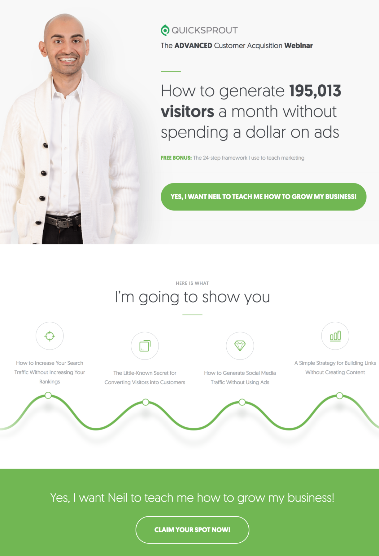 webinar landing page example