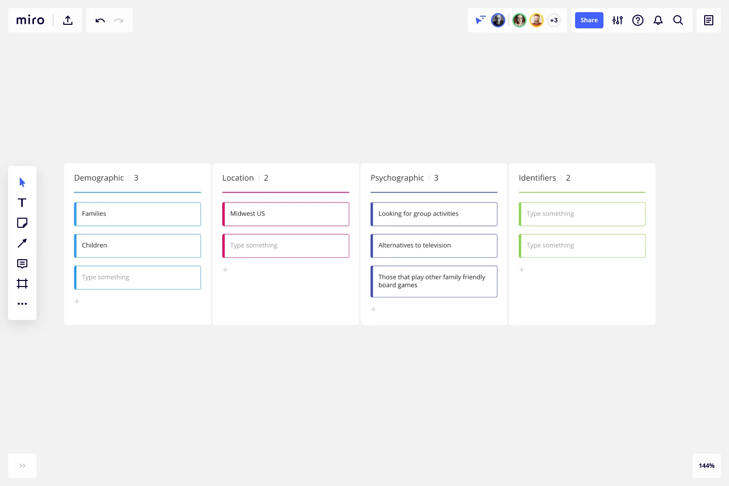 target audience template