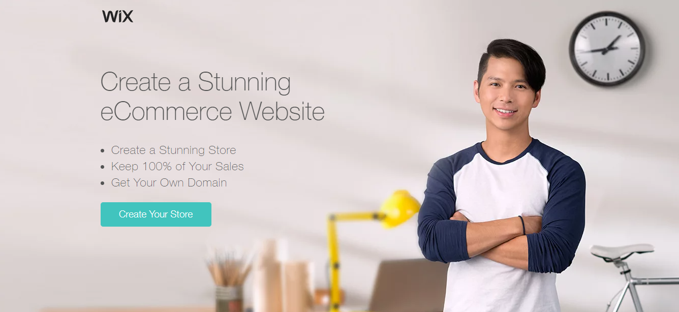 eCommerce landing page example