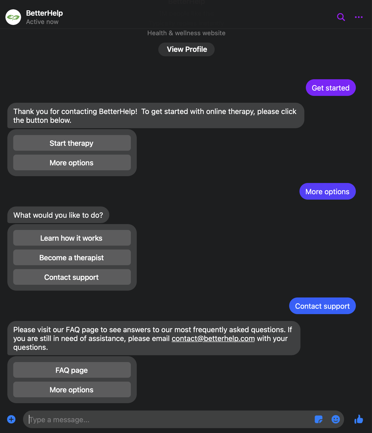 customer service chatbot 