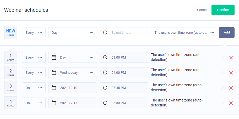 automated event scheduling