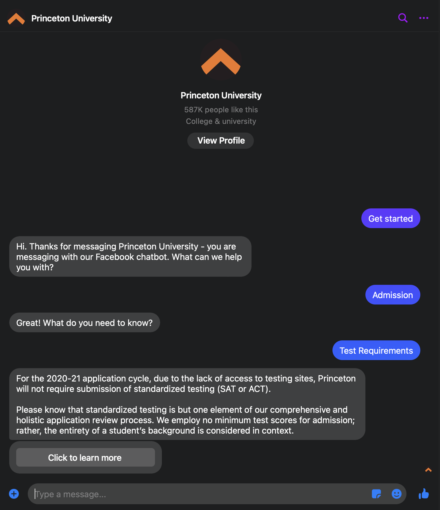 education chatbot