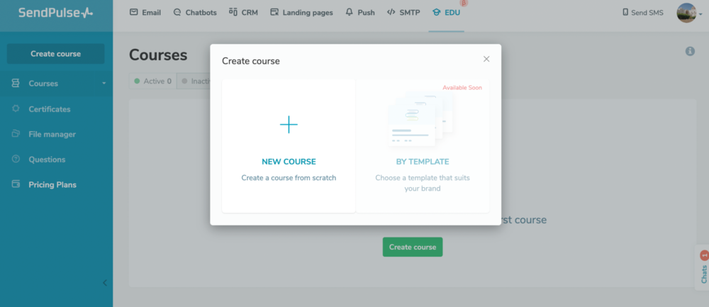 creating course