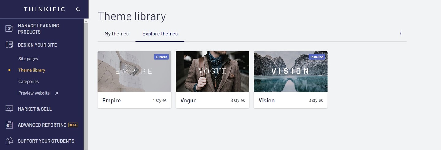 theme library theme library