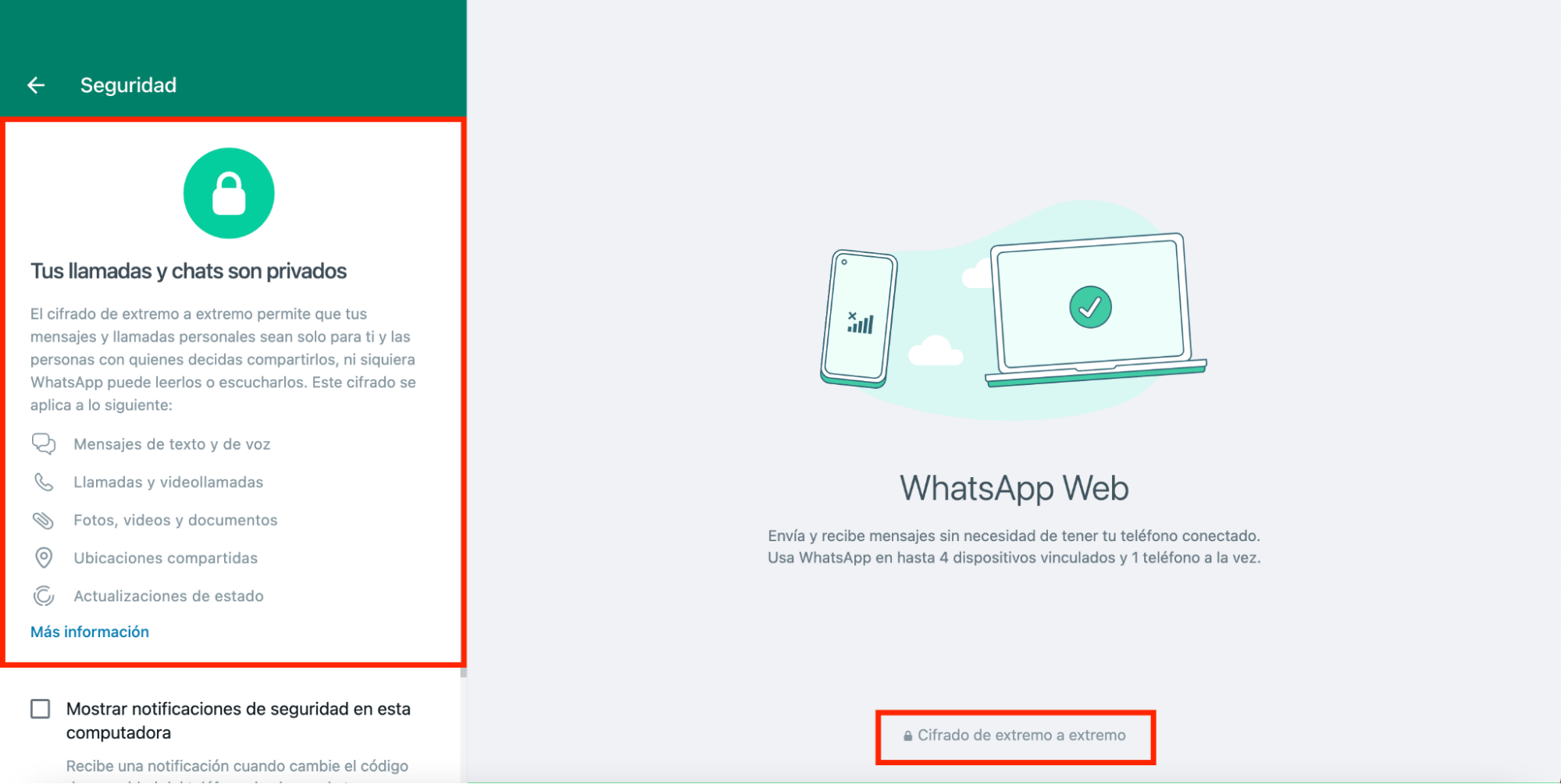 Una API de WhatsApp oficial te ofrece mayor seguridad