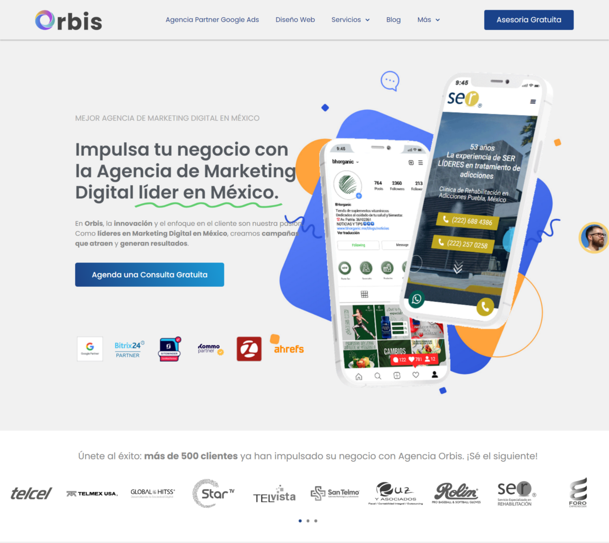 Orbis se ha convertido en una gran agencia de marketing digital con importantes clientes