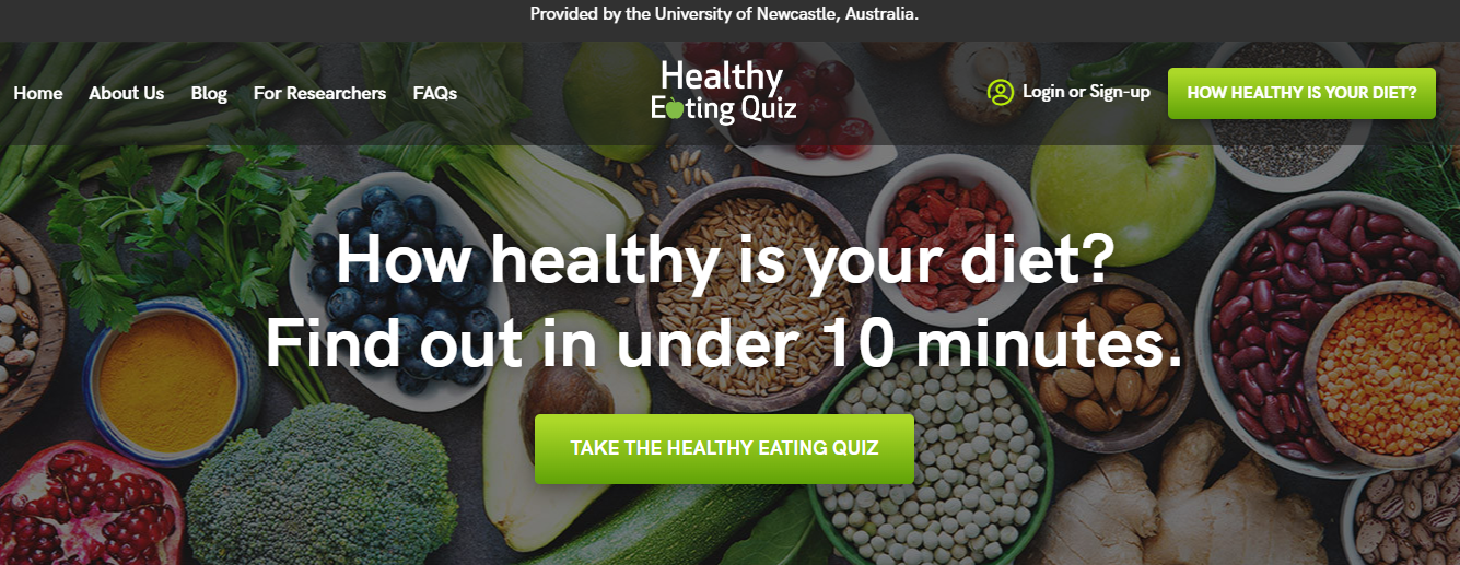 quiz landing page