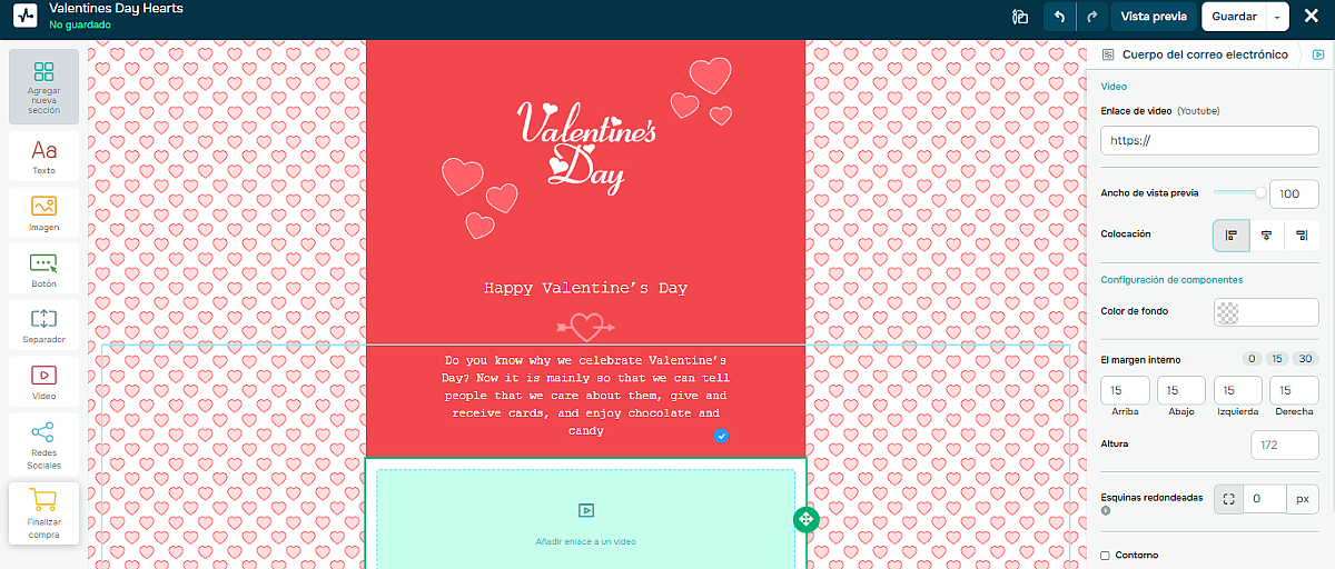 Un email creativo es una excelente herramienta para tu publicidad de San Valentín