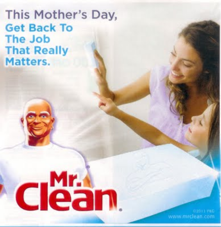 Mr. Clean hizo una terrible publicidad femenina
