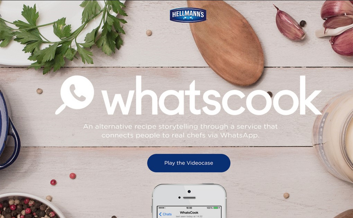 Whatscook fue una gran campaña de Hellmann's usando WhatsApp Business