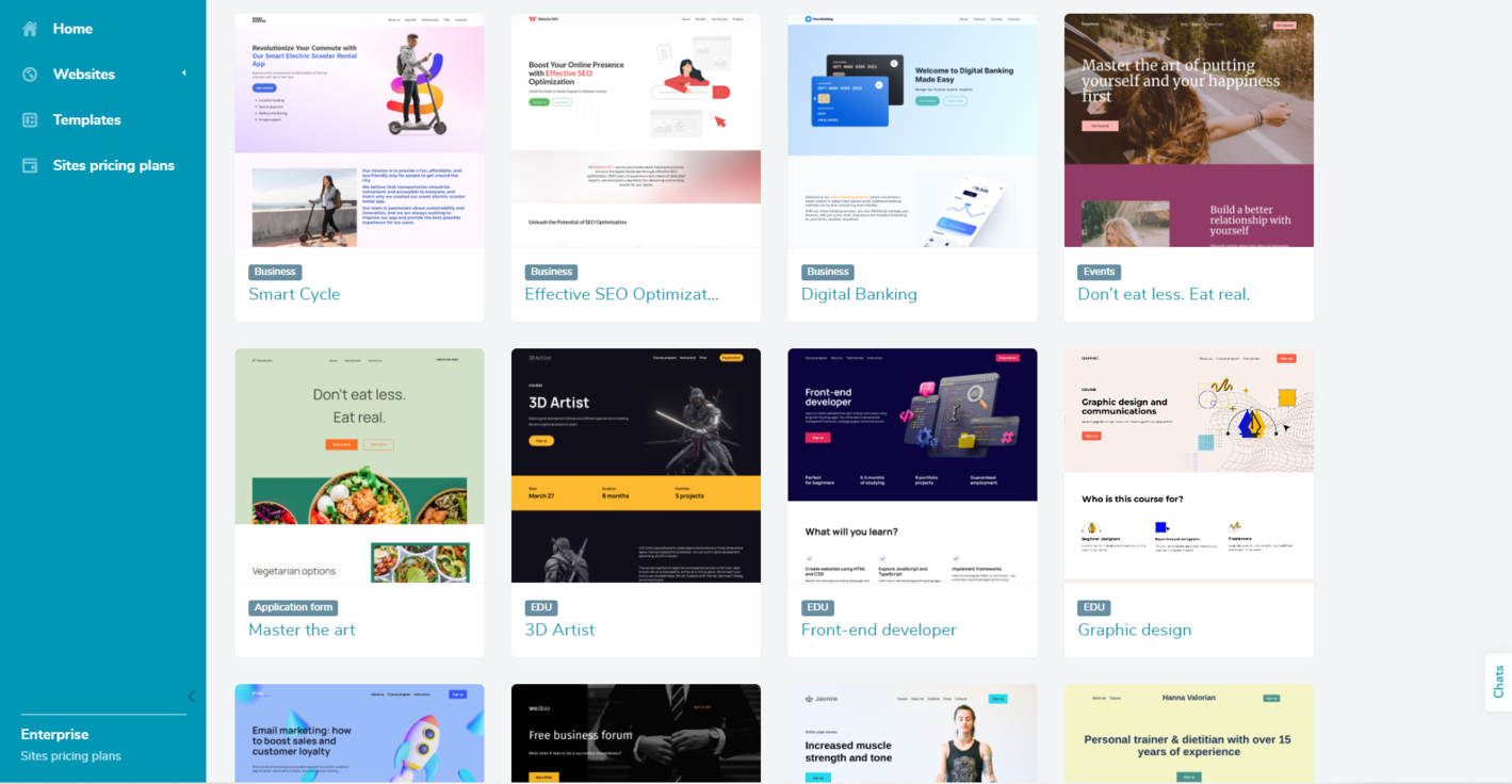 website template collection
