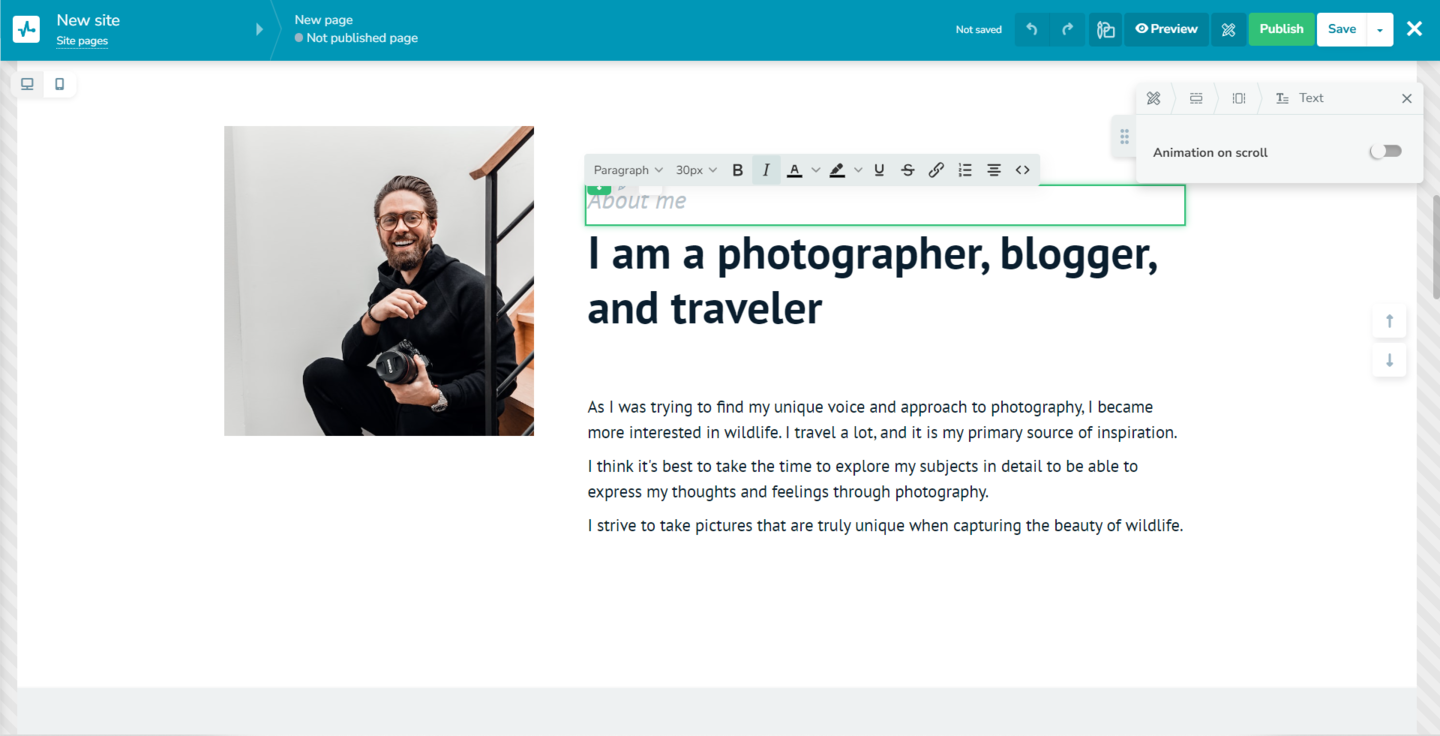 Tips for creating your own Pressfolios portfolio site