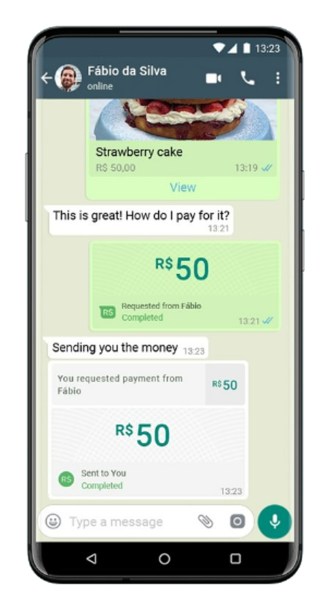 Las actualizaciones de WhatsApp permiten transacciones más seguras