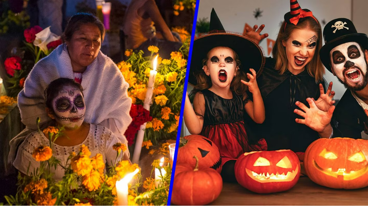 La intención de las fiestas es la principal diferencia entre Halloween y Día de Muertos