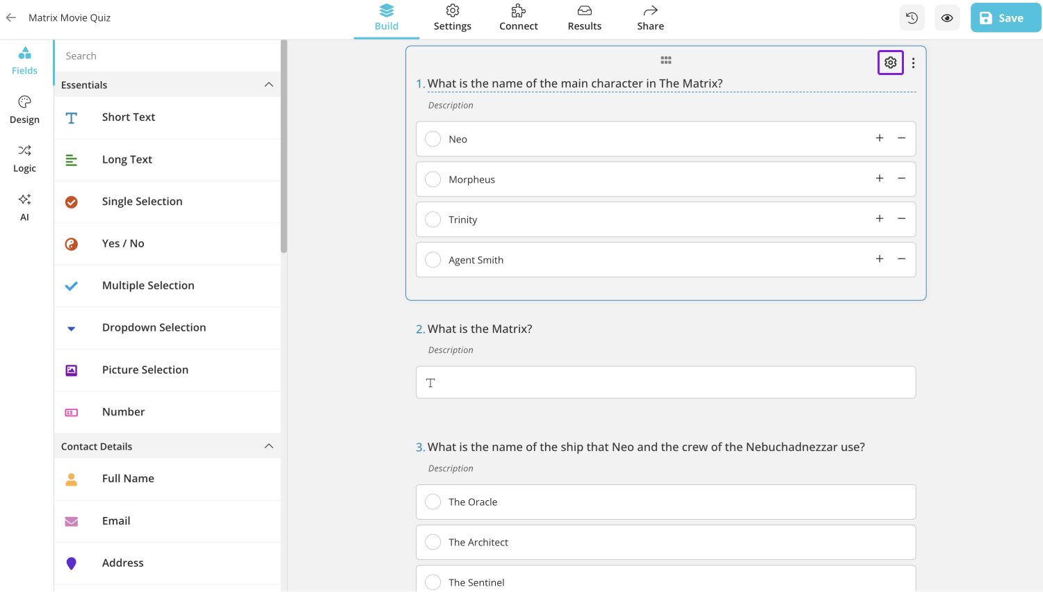Building a form