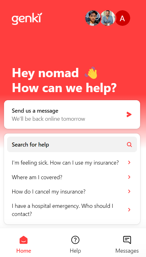 insurance chatbot example