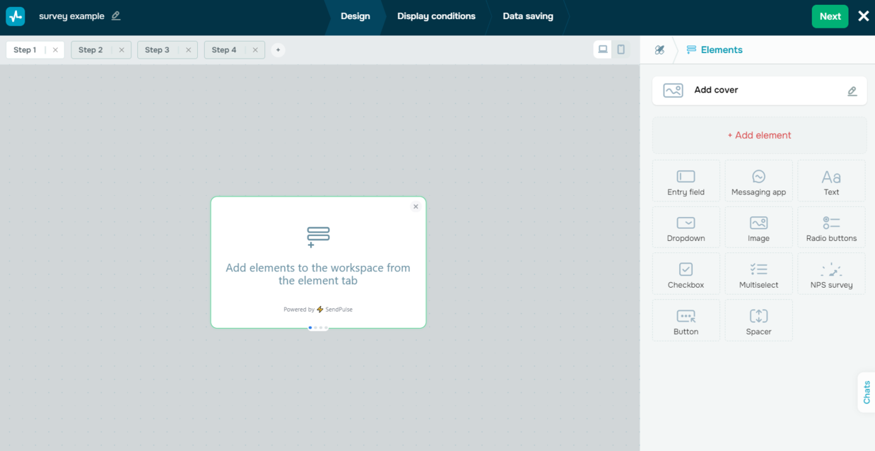 pop-up survey