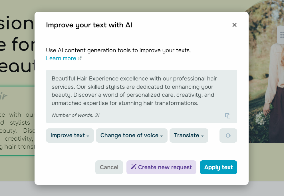 AI writing assistant 
