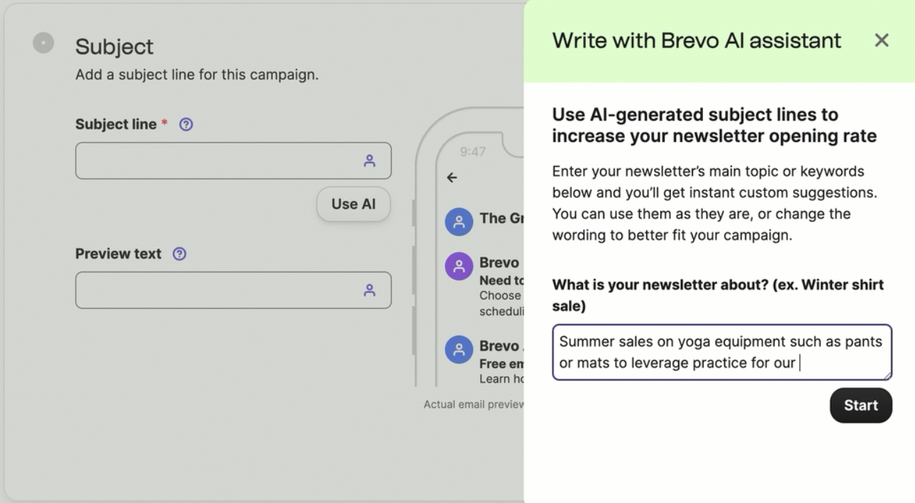 AI email assistant