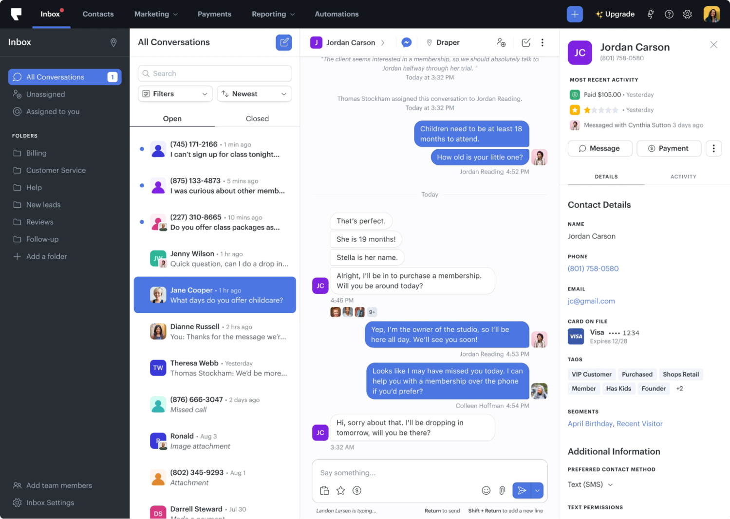 Podium’un arayüzü; kaynak: MessageDeskPodium’un arayüzü; kaynak: MessageDesk