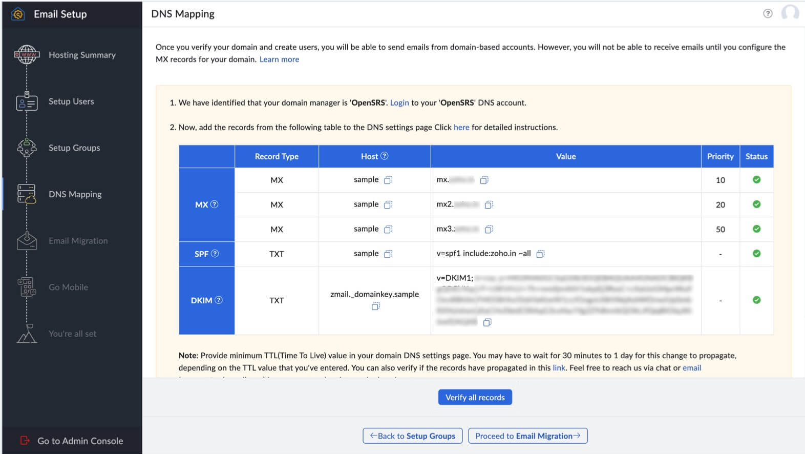 DNS mapping