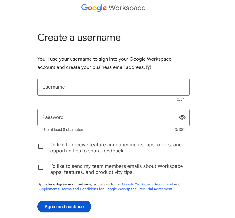 username 