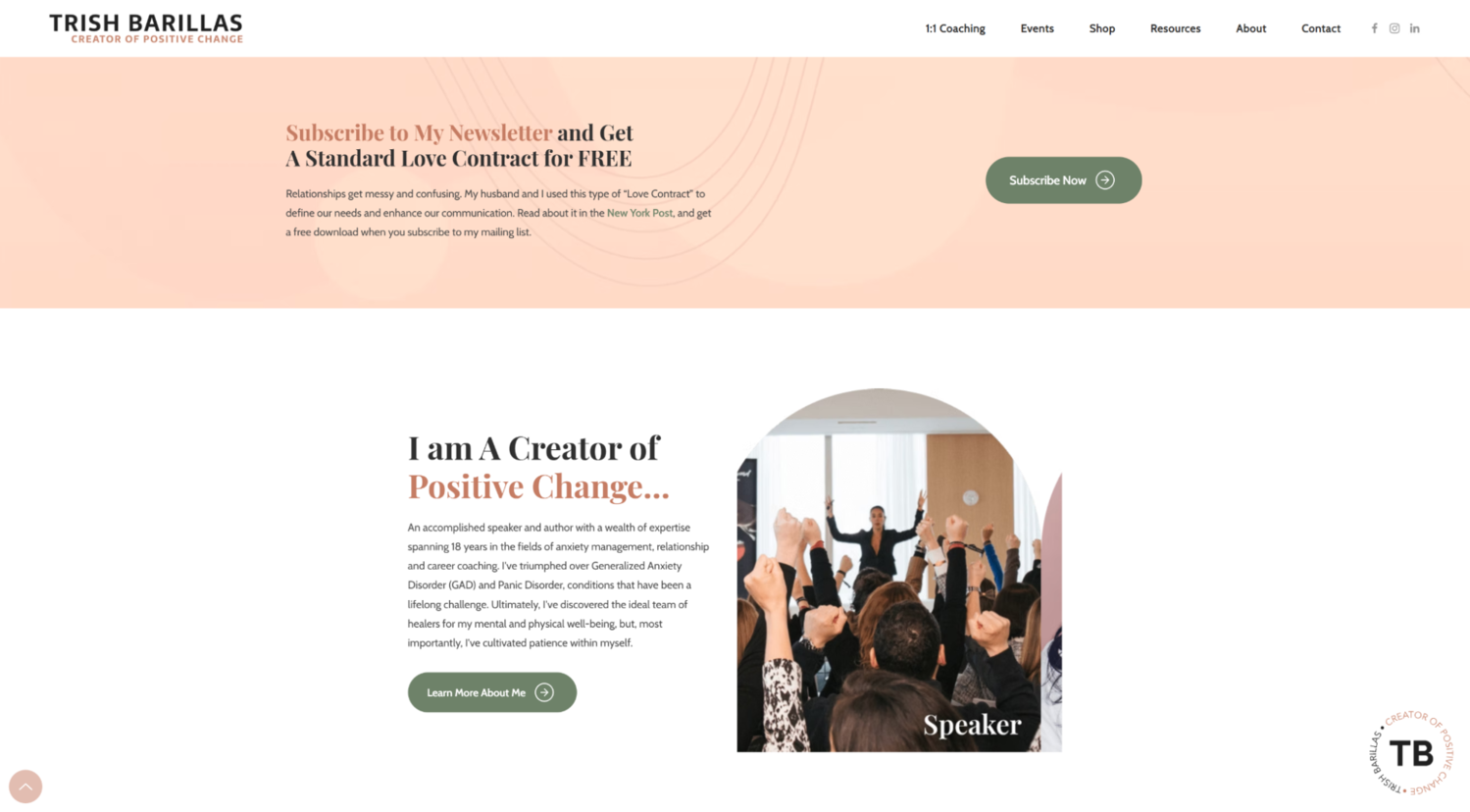 Trish Barillas’ website
