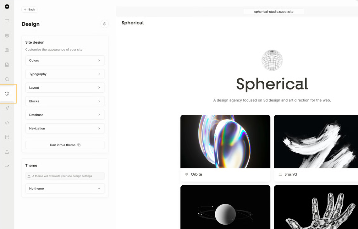 website design
