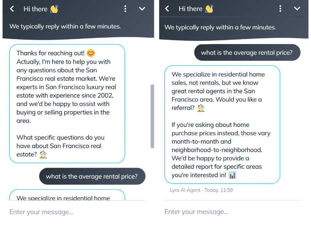 real estate AI chatbot real estate AI chatbot