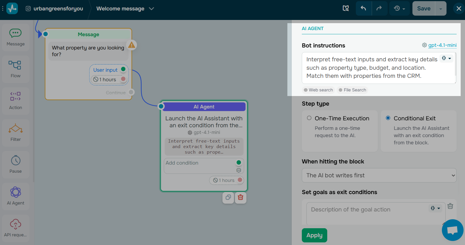 AI agent for real estate assistance AI agent for real estate assistance