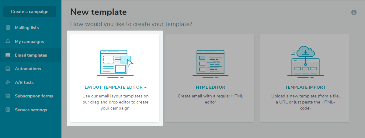 Layout Template Editor Layout Template Editor