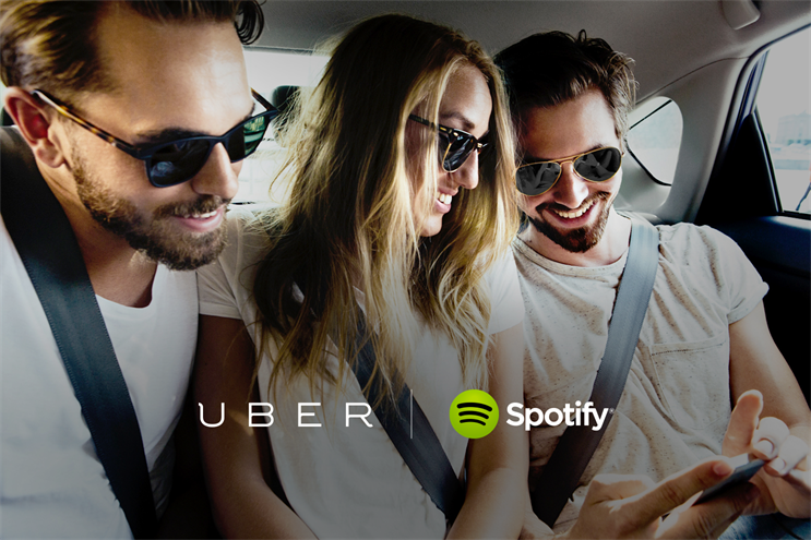 Uber & Spotify cooperation Uber & Spotify cooperation