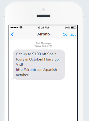 Business SMS from Airbnb Business SMS from Airbnb