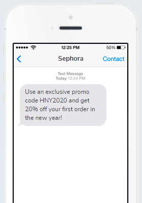 Business SMS from Sephora Business SMS from Sephora