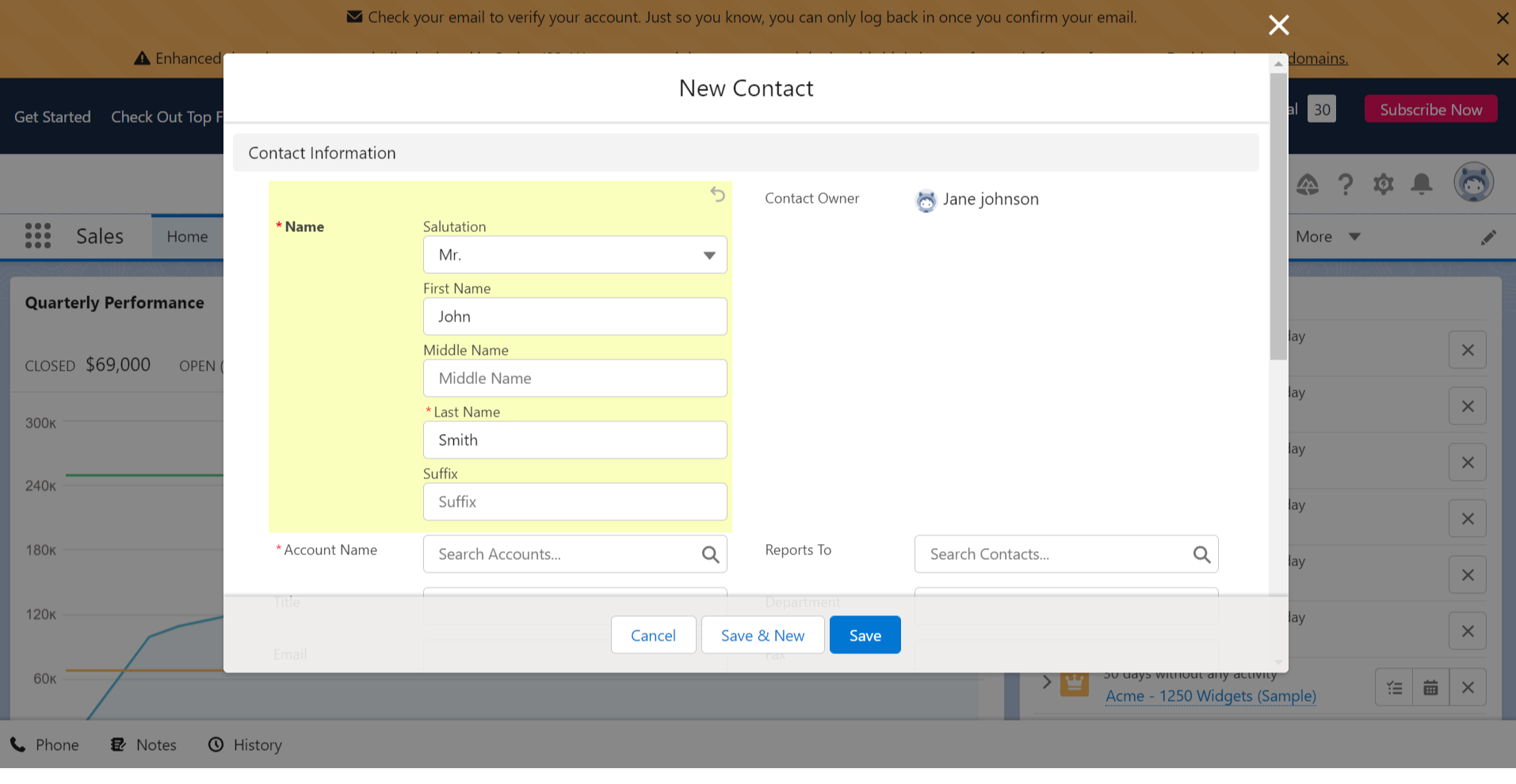 Salesforce CRM Salesforce CRM