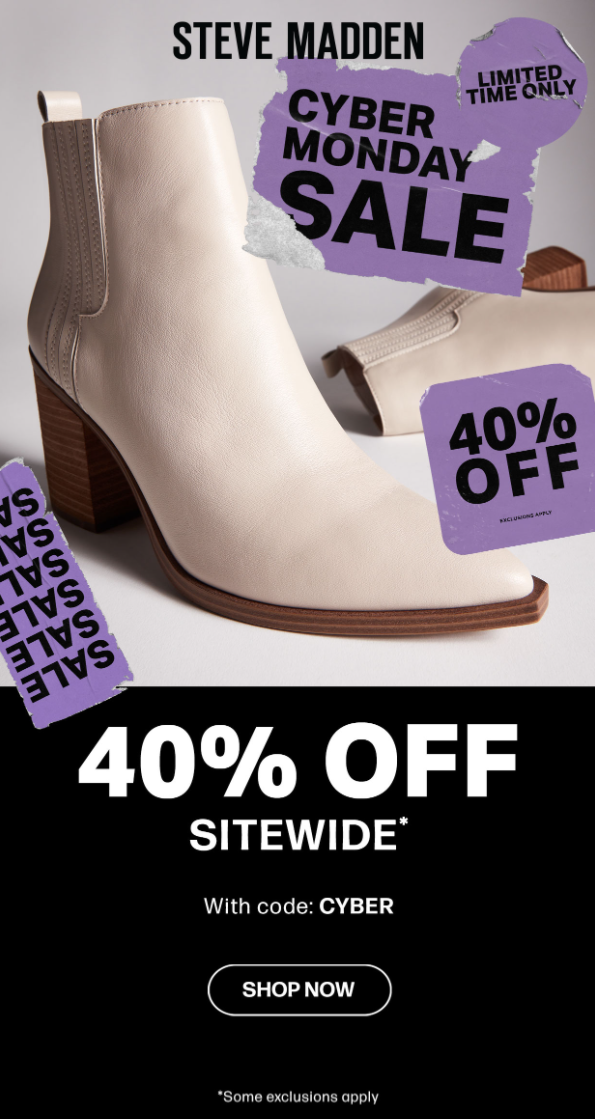 Cyber Monday campaign Cyber Monday campaign