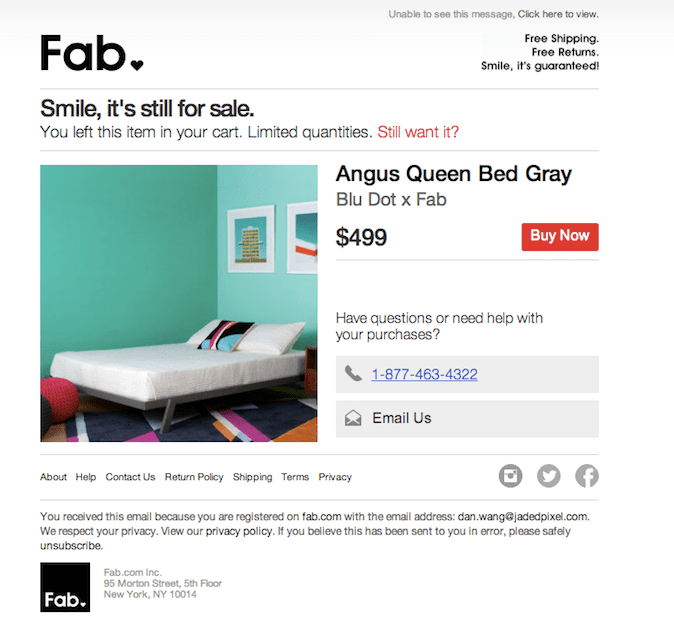 Email with segmentation Email with segmentation