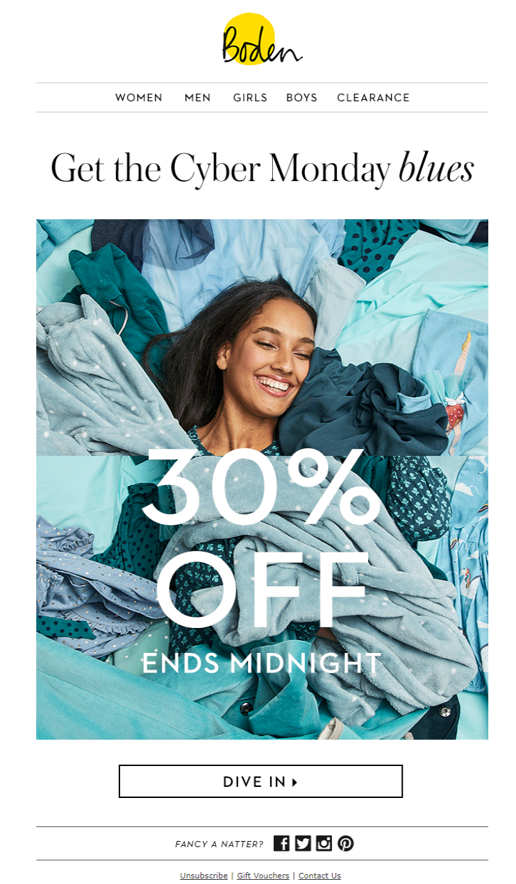 Holiday email Holiday email